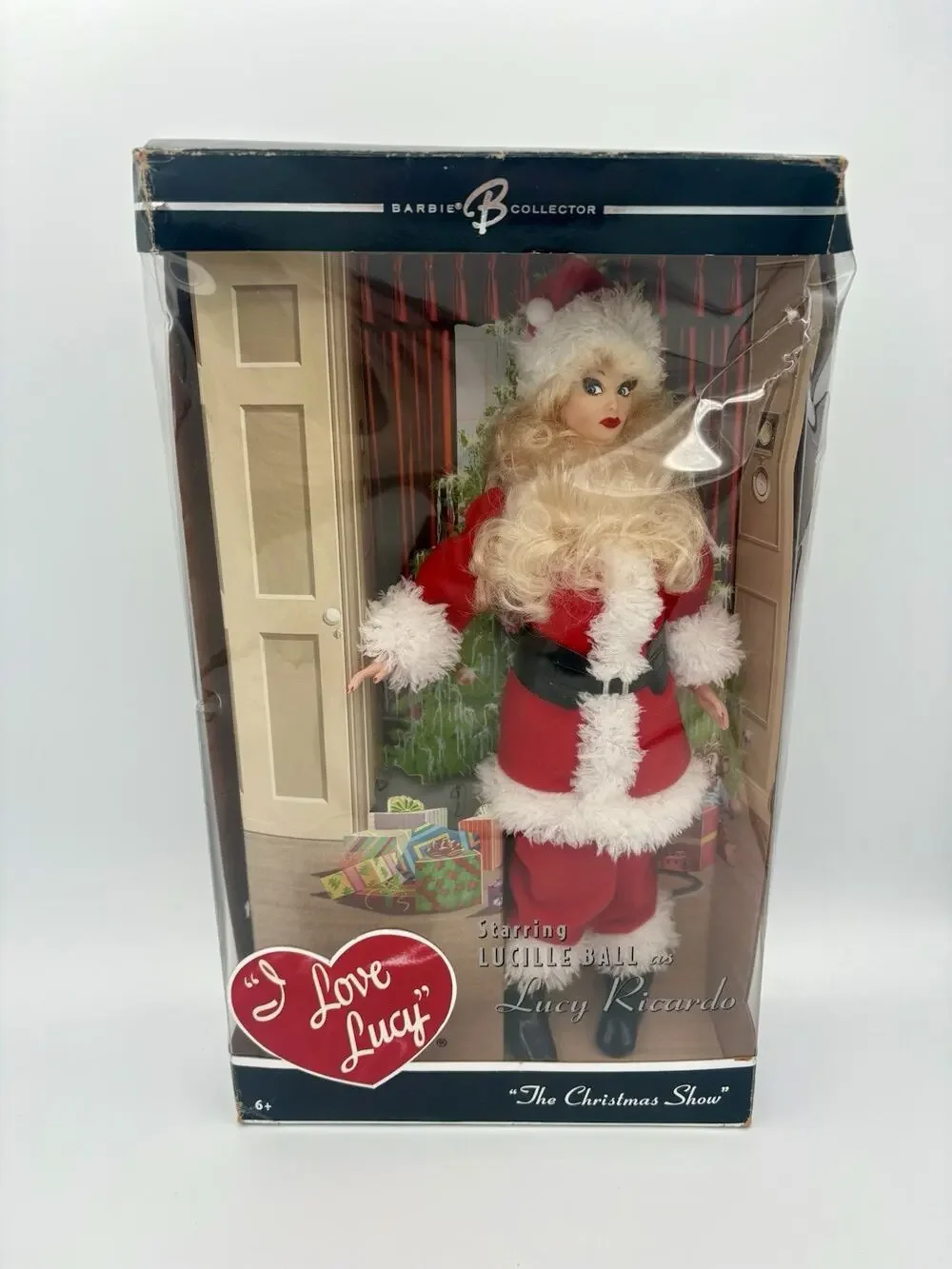 Barbie Collector I Love Lucy The Christmas Show Lucy Doll 2006 Mattel K4558 NEW